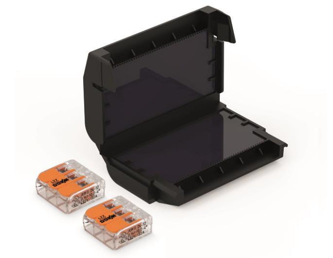 Cellpack Gr.3 2x221-413 EASY-PROTECT 323 m.WAGO COMPACT Verbindungsklemme 407863