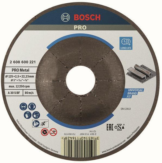 Bosch Trenn-Scheibe                125MM      Metall               2 608 600 221