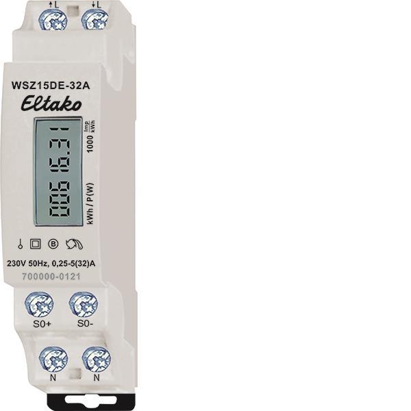 Eltako Wechselstromzähler    WSZ15DE-32A (V) ungeeicht 32A               28032615