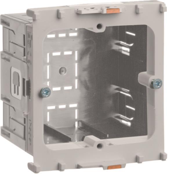 Hager Geräteeinbaudose 1fach     GLT4001 Energie f.BR frontrastend f.Rahmenblende