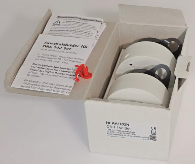 Hekatron Set Optischer       ORS 142 Set Rauchschalter           31-5000017-01-04