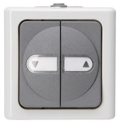 KOPP APWG Blue Electic         560956012 Jalousie-Taster lichtgrau