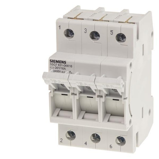 Siemens 5SG76310KK16 MINIZED-Sicherungs- lasttrennschalter D01 16A 400V 3p