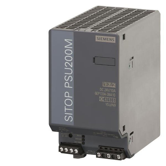 Siemens 6EP13343BA10 SITOP PSU200M       24V/10A geregelte Stromversorgung