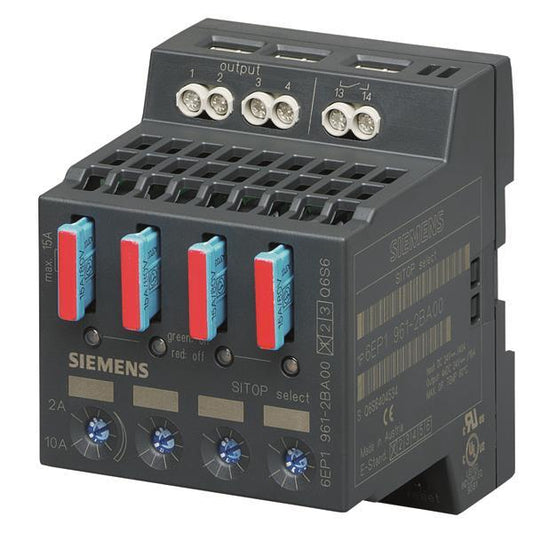 Siemens 6EP19612BA00 SITOP SELECT        4 Kanaliges Diagnosemodul Ausg.24VDC/10A