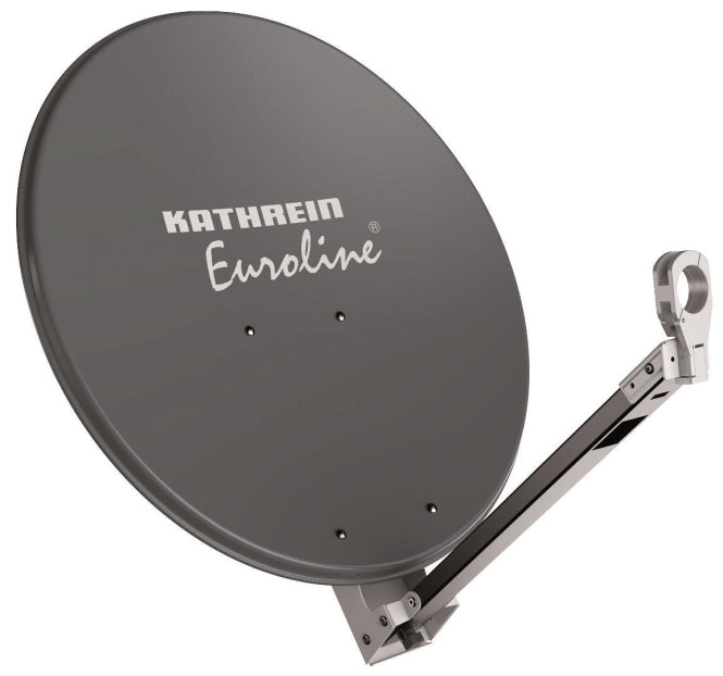 KATH Offset-Parabol-Spiegel    KEA 650/G 65cm Alurefl. Metall-Rückenteil graphit