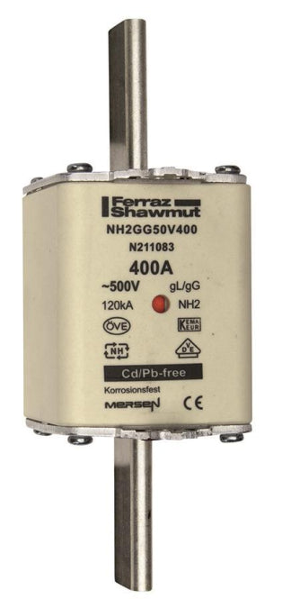 Mersen 1B283.000000 NH2 400A gG 500V     NH-Sicherung sfü spannungsführend