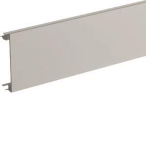 Hager Brüstungskanal-Oberteil BR08027035 PVC zu BR B80mm lichtgrau