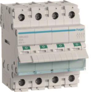 Hager Ausschalter 63A 4Schließer  SBN463 400VAC 4PLE