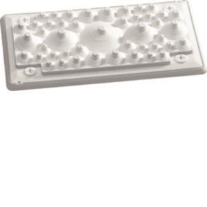 Hager Leitungseinführung univers   FZ402 IP55 flexibel m.Noppen zum ausreißen