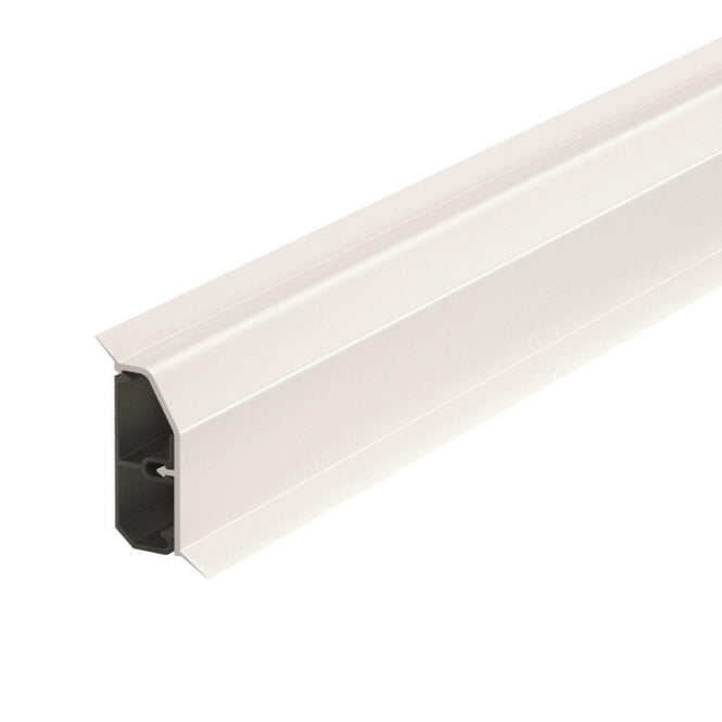 OBO SLL 2050 rws Sockelleistenkanal SL-L Set 20x50 Dichtl.9010 PVC rws 6132212