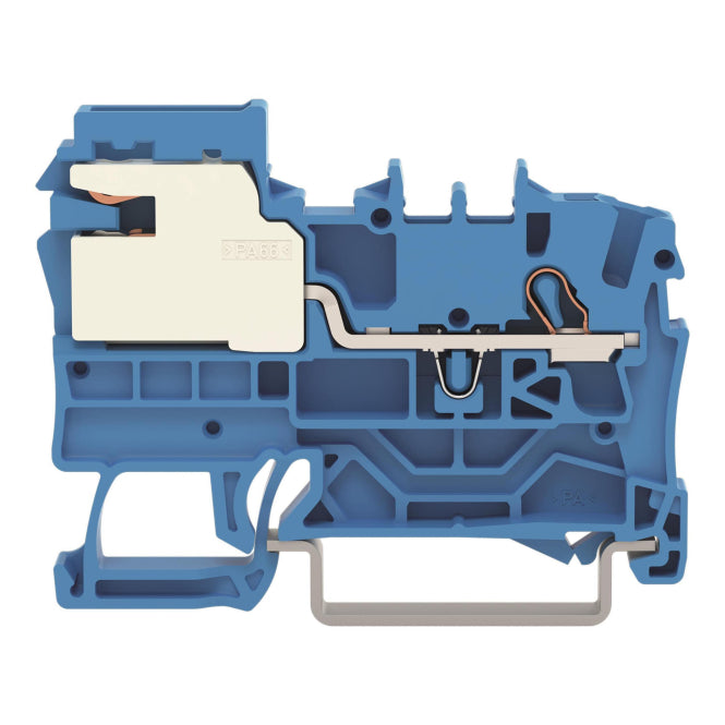 WAGO 2002-7114 1-Leiter-N-Trennklemme,   2,5 mm²,Push-in CAGE CLAMP ,blau