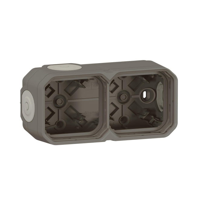 Legrand 069602L Plexo New 2fach Gehäuse  waagerecht/senkrecht AP IP44 anthrazit