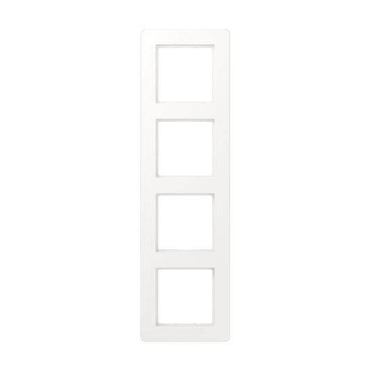 Jung Rahmen A flow            AF584BFWWM 4-fach schneeweiss