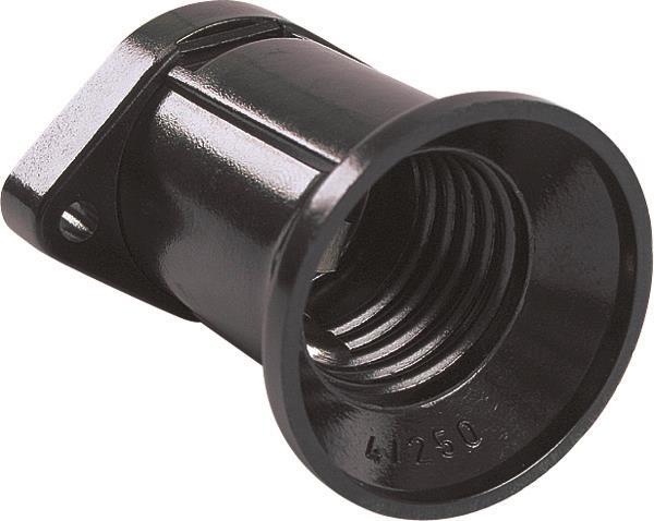 Bachmann Illu-Fassung E27        740.011 m.Befestigungssockel