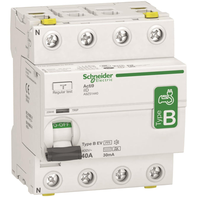 GS Fi-Schalter Typ B 4-polig    A9Z51440 40A   Elektroladestation  30mA