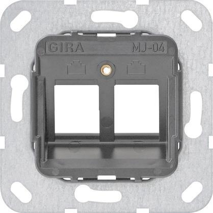 GIRA 560400 Modular Jack MJ-04 2fach     Tragring