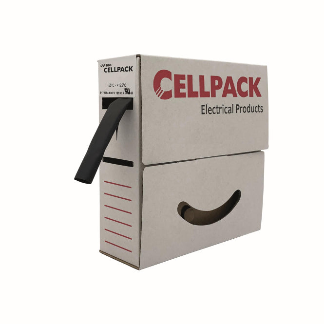 CELL Abrollbox             SB 3,2-1,6-.1     Schrumpfschlauch schwarz 15m 127041