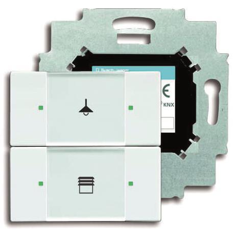BJ Bedienelement 2f. m. BAU   6126/01-84