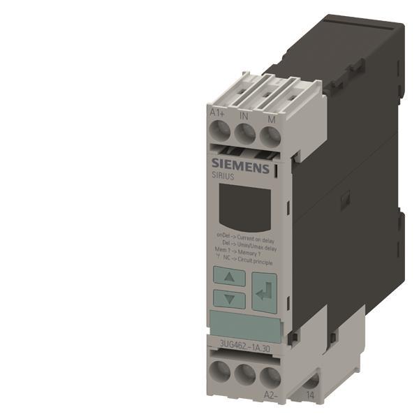 Siemens 3UG46221AW30 Überwachungsrelais  Digital Stromüberwachung 22,5mm 0,1-10A