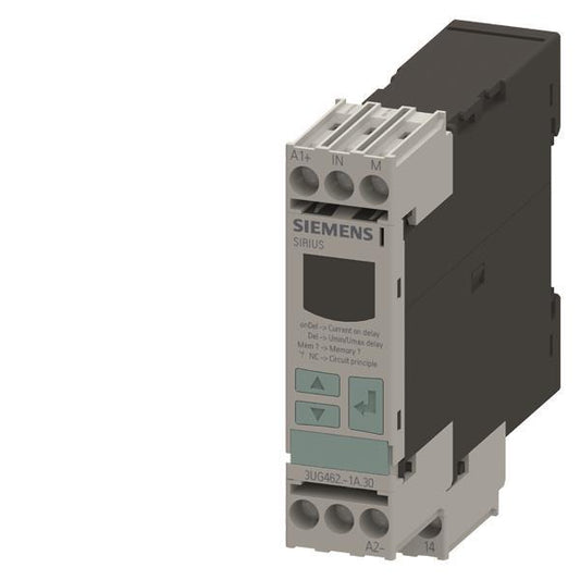 Siemens 3UG46221AW30 Überwachungsrelais  Digital Stromüberwachung 22,5mm 0,1-10A