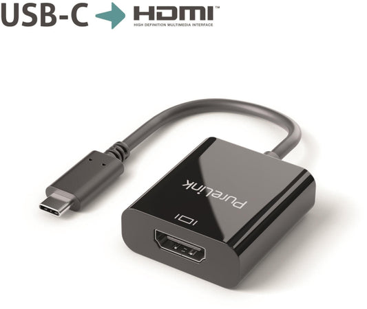 PureLink Adapter 0,10m iSerie      IS181 USB-C auf HDMI 4K60Hz schwarz