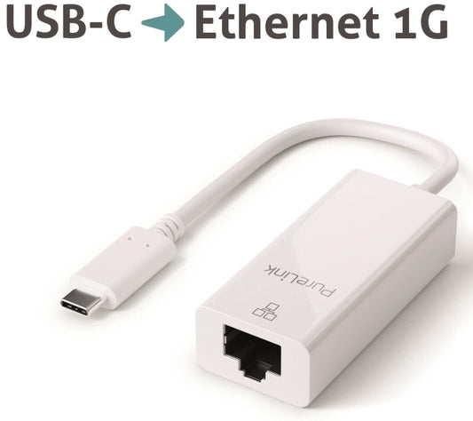PureLink Adapter 0,10m iSerie      IS260 USB-C auf Ethernet(RJ45) weiß