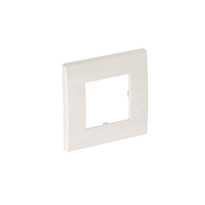 OBO AR45-F1 RW Abdeckrahmen Modul 45     1fach 84x84mm PC rws RAL9010 6119322