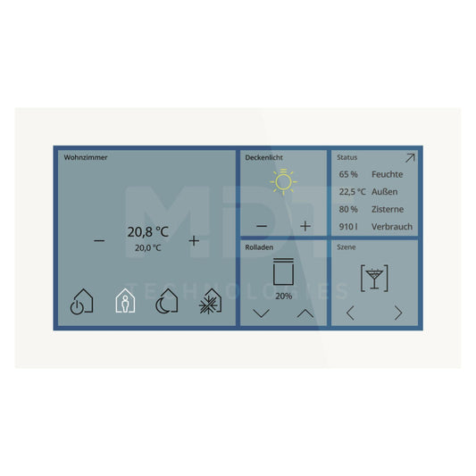 MDT BE-GTS06TW.01S Glas Touch Smart      6Zoll Secure Weiß