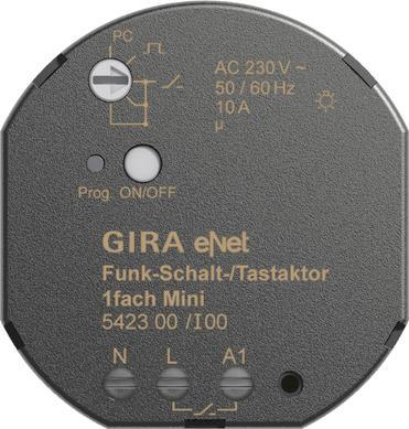GIRA 542300 eNet Funk Schalt-/Tastaktor  1fach Mini