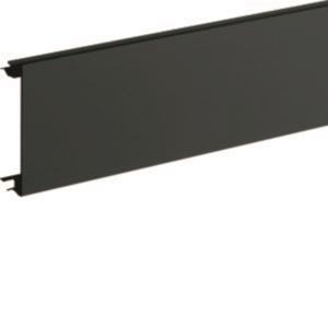 Hager Brüstungskanal-Oberteil BR08029011 PVC zu BR B80mm graphitschwarz