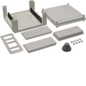 Hager Kabelanschlusskasten univers U84S4 324x307x149 IP54 SKII SaS-Träger-40mm