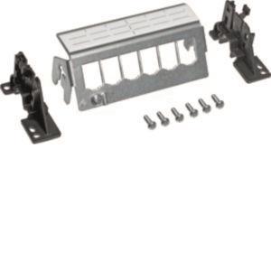 Hager Patch-Panel 6fach (E-Dat)  FZ06MMO o.Module f.Hutschiene oder geschraubt