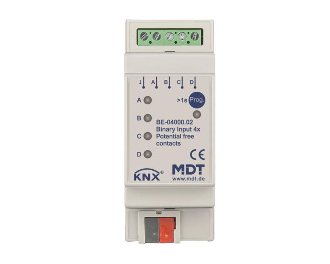 MDT Binäreingang 4-fach 2TE REG          Ausführung potentialfrei BE-04000.02