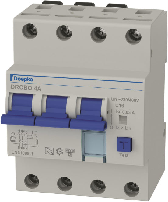 Doepke Doepke      DRCBO 4 C16/0,03/3N-A FI-/LS-Kombination 3p+N 16 A 09945124