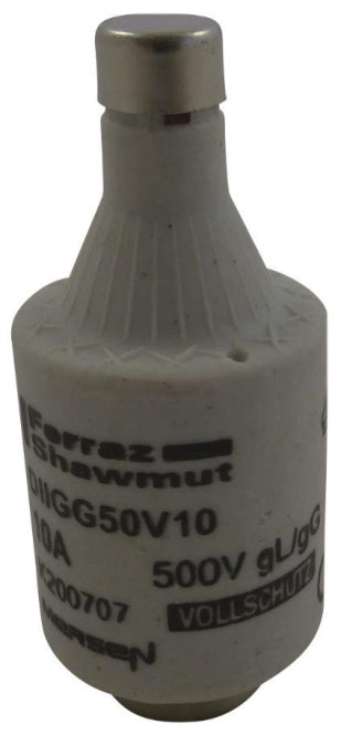Mersen 00597.010700 DII 10A gG rot       D-Sicherung 500V/DIAZED