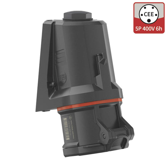 Walther CEE NEO Wandsteckdose FW130506CC 32A 5P 6h IP54 m.Käfigzugfeder