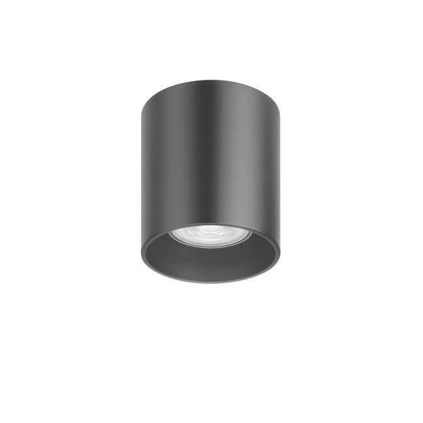 BRUM Anbaudownlight TURN rund   45130180 GU10 max 7,5W, 81x90mm strukturschwarz