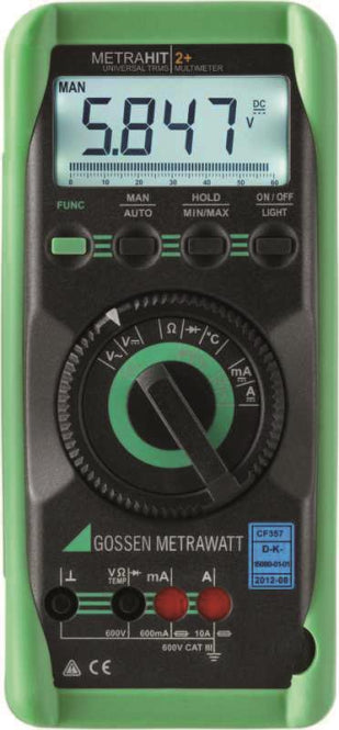 Gossen TRMS-Analog-Digital   METRAHIT 2+ Multimeter Messkat:CAT III 600V    M205A