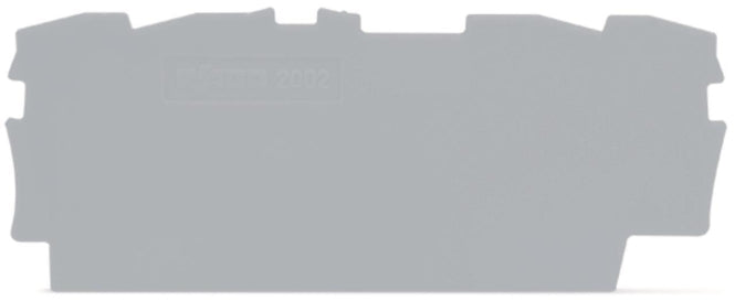 WAGO 2002-1491 Abschluss-und             Zwischenplatte,0,8 mm dick,grau