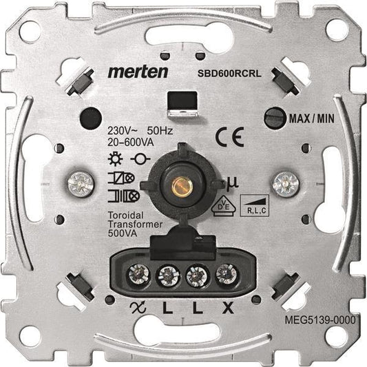 Merten Univ.-Drehdimmer     MEG5139-0000 Einsatz 20-600W/VA