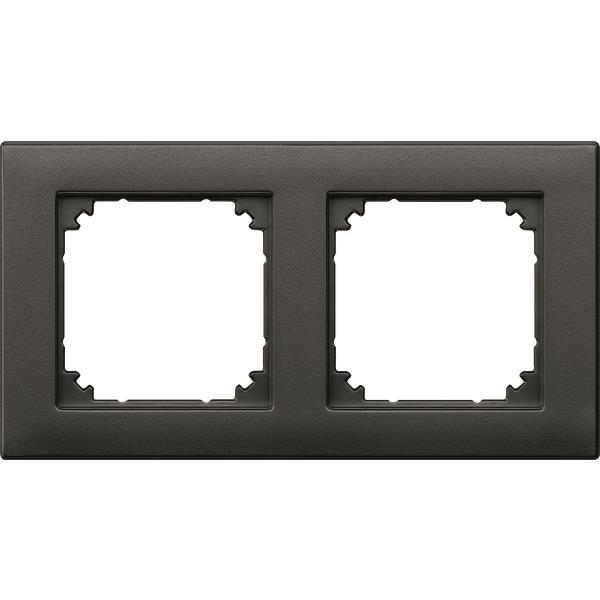 Merten M-PLAN-Rahmen 2fach        486214 anthrazit