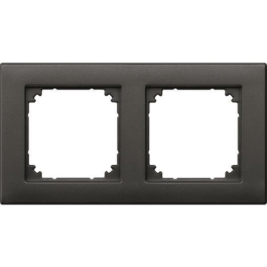Merten M-PLAN-Rahmen 2fach        486214 anthrazit