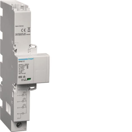 Hager Kombiableiter T1+T2+T3 4P  SPA811Z Iimp 12,5kA TT+TNS 315A