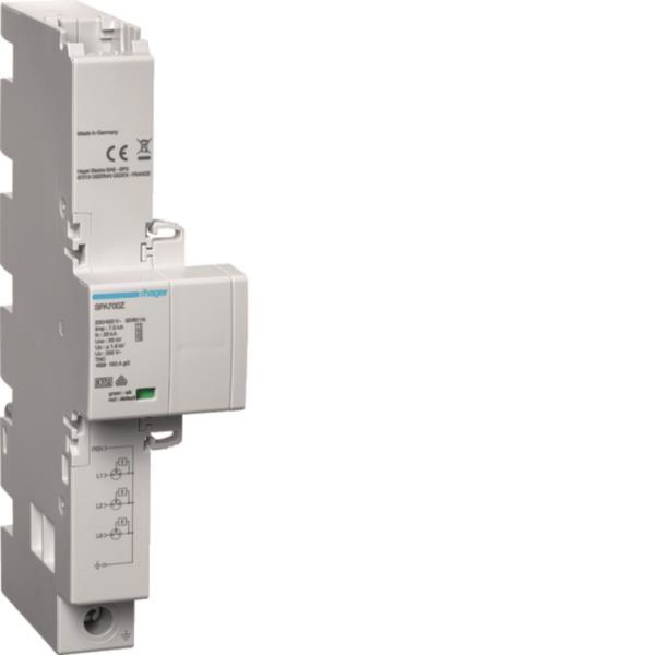 Hager Kombiableiter T1+T2+T3 3P  SPA700Z Iimp 7,5kA TNC