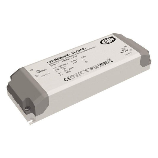 EVN LED-Netzgerät 24V/DC IP20    SLD2450    15-50W dimmbar Phase 184x61x32mm