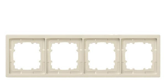 Siemens 5TG1324 DELTA style Rahmen 4fach ** titanweiß 295x82mm