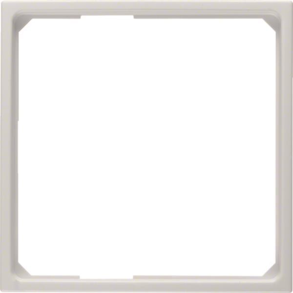 BER S1 Adapterring für          11099089 Zentralstück 50x50 polarweiss glänzend