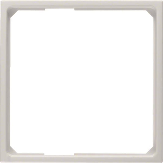 BER S1 Adapterring für          11099089 Zentralstück 50x50 polarweiss glänzend