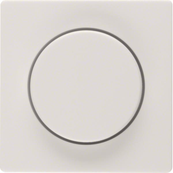 BER Q1 Dimmer-Abdeckung für     11376089    Drehdimmer polarweiss samt